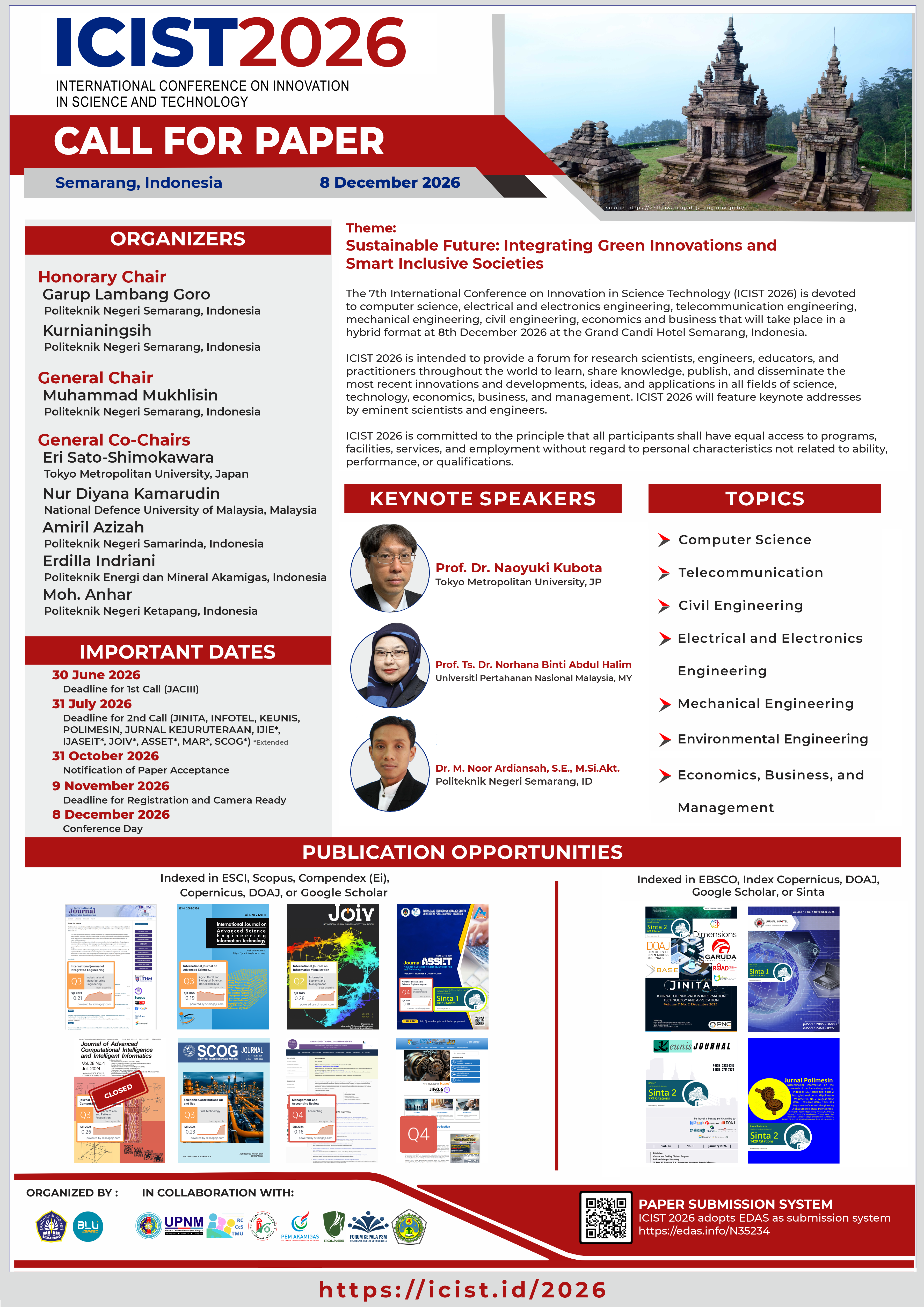 ICIST 2026 Flyer